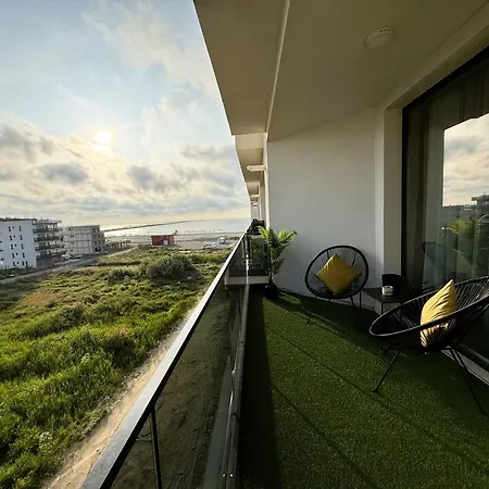 公寓 Sea View Luxury Retreat - Private Parking *